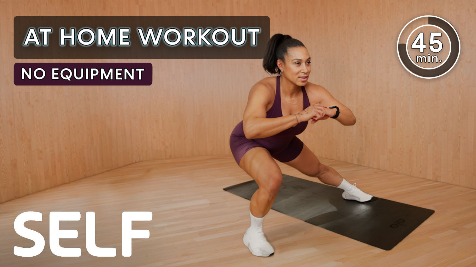 45 Min Full Body Workout At Home (No Equipment)