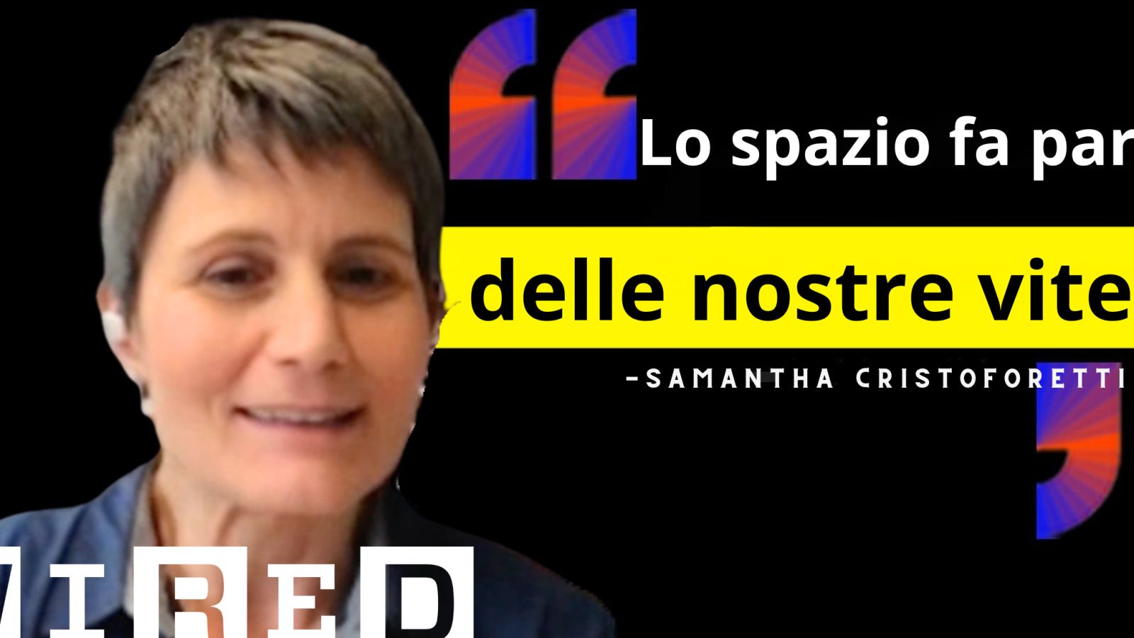 Intervista a Samantha Cristoforetti: "L'orbita giusta? Founder europei con ambizioni sistemiche”