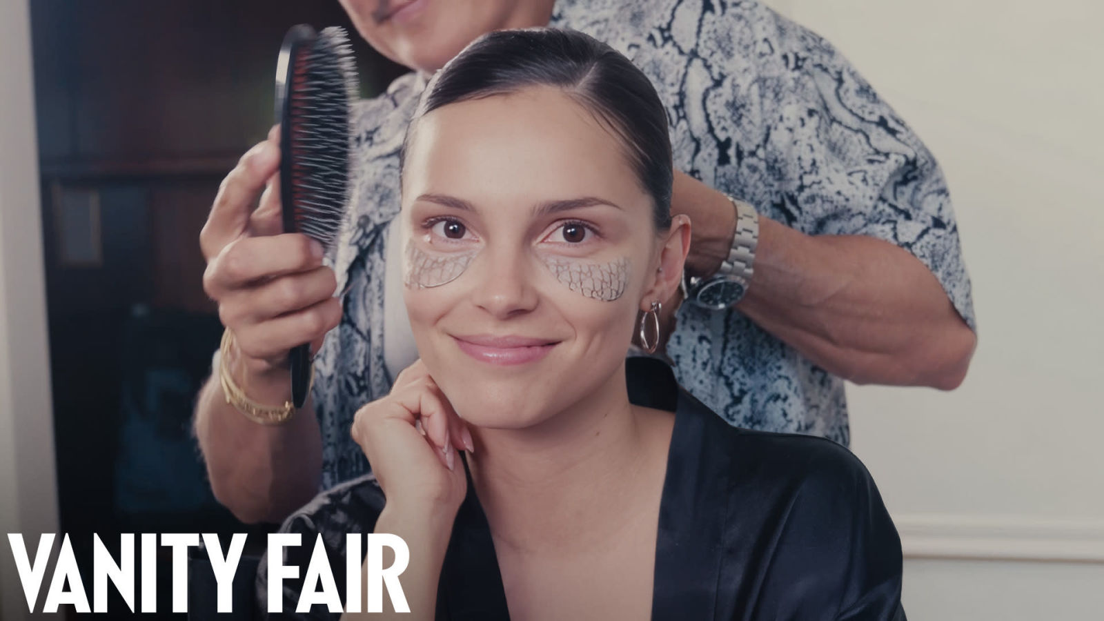 Inde Navarrette Gets Ready for Dior at Paris Fashion Week