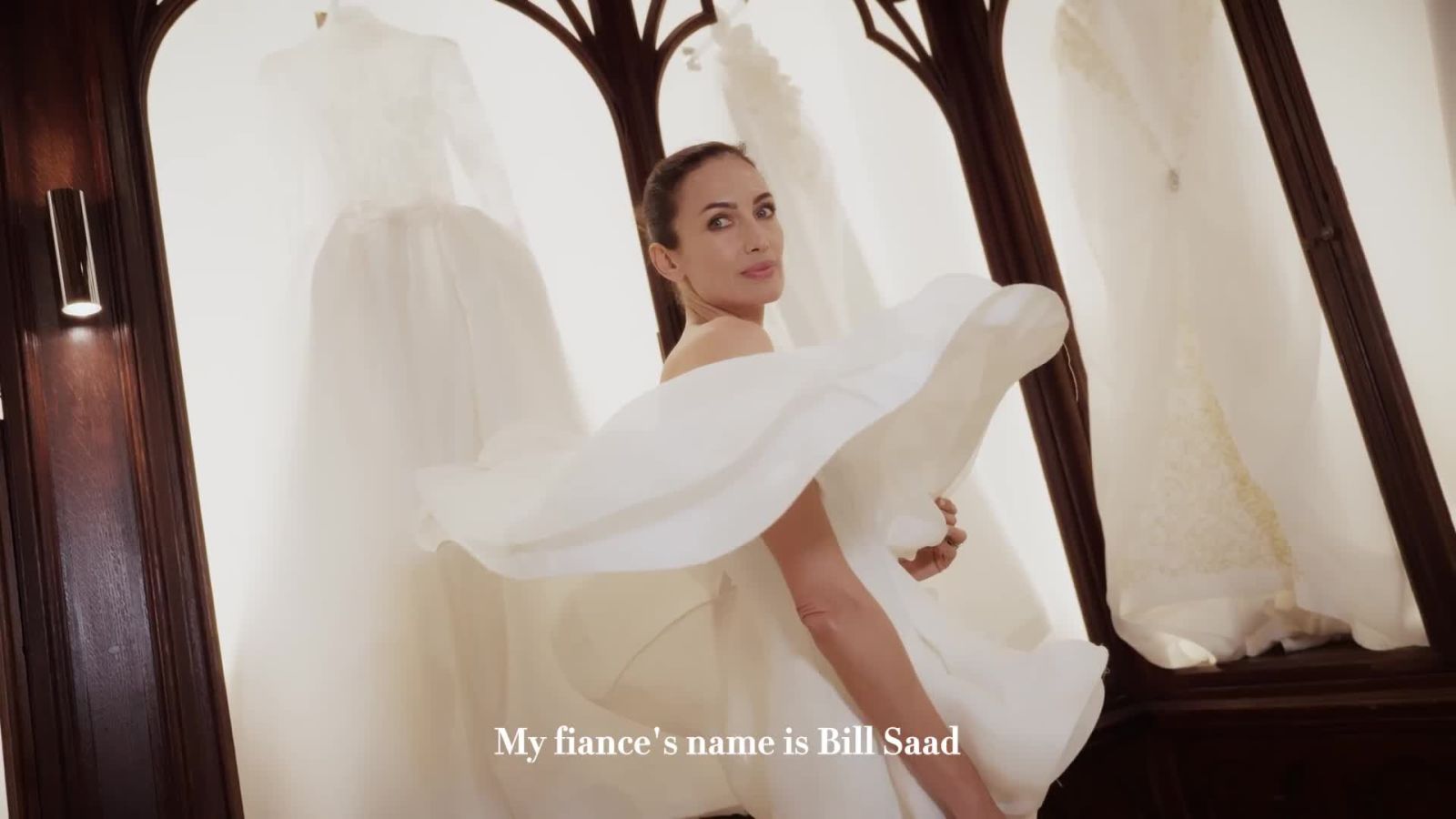 A Look at Nieves Álvarez Bridal Fitting with Stéphane Rolland
