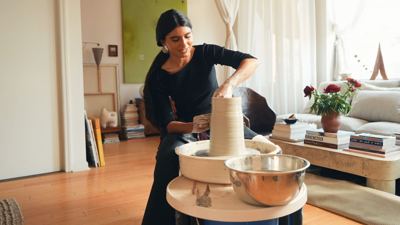 How a Ceramicist Fit a Pottery Studio Into Her Small NYC Apartment
