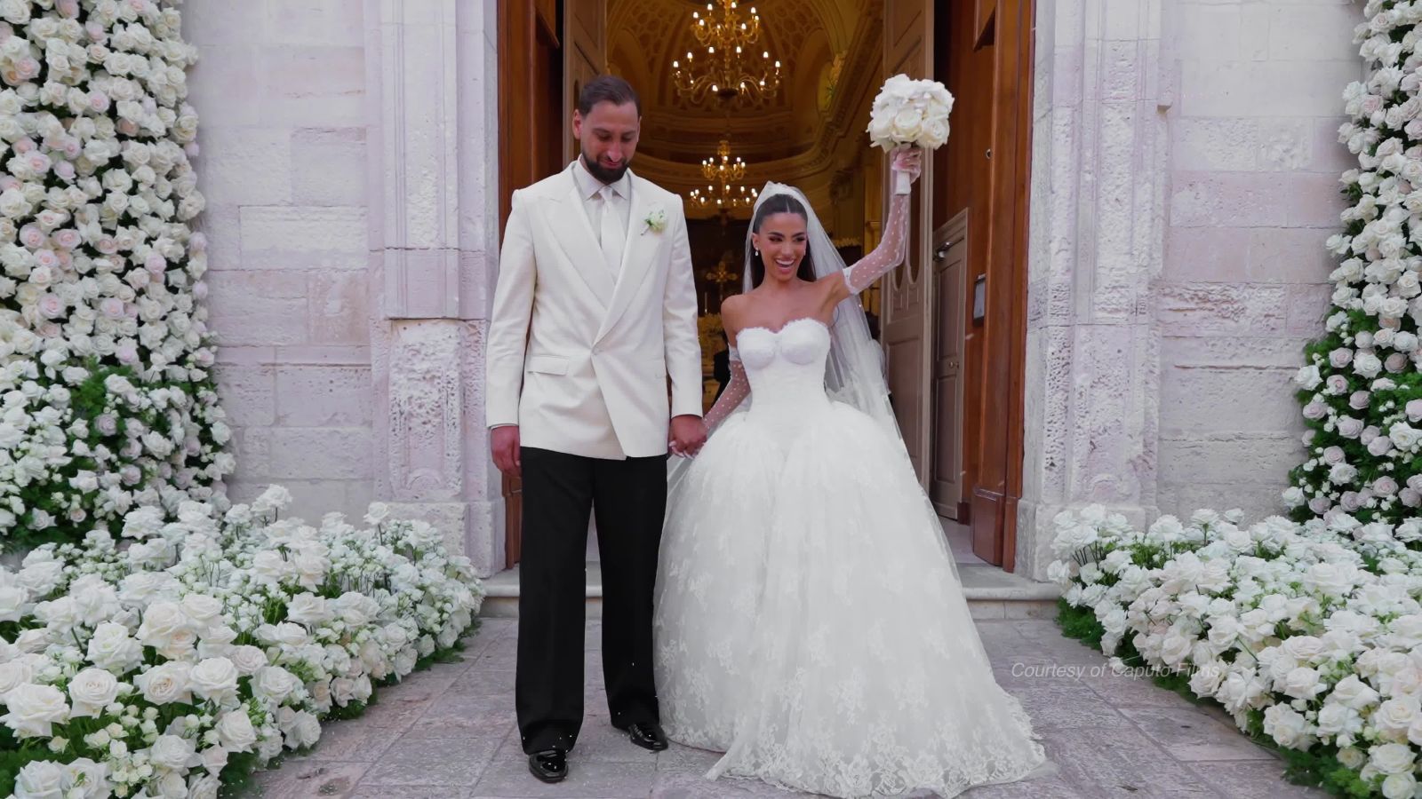 Le nozze di Gigio Donnarumma e Alessia Elefante