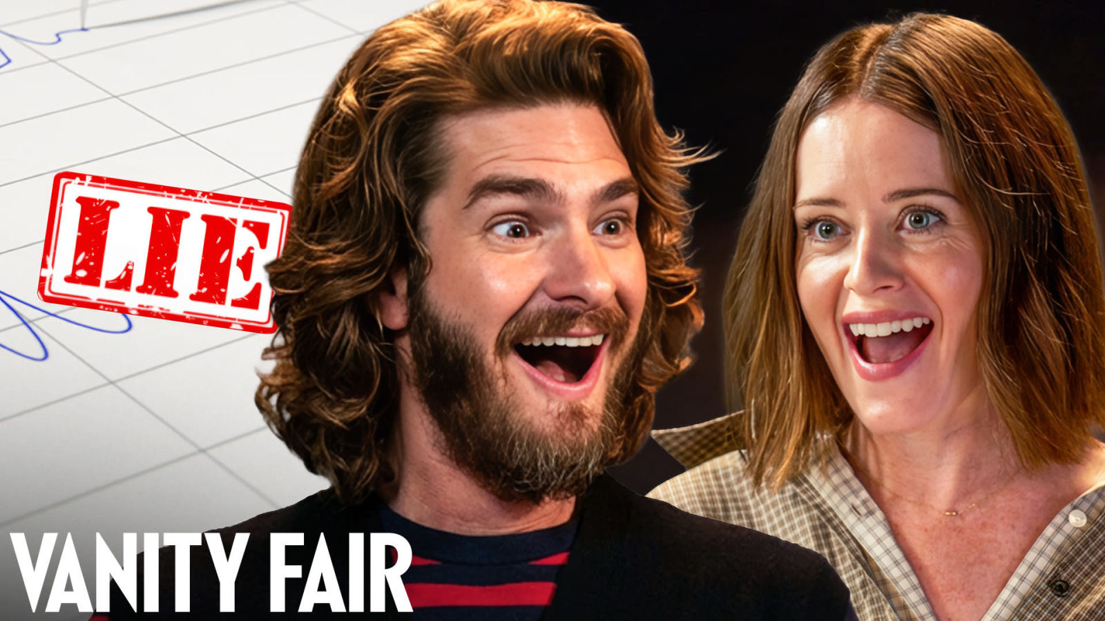 Andrew Garfield & Claire Foy Take Lie Detector Tests 