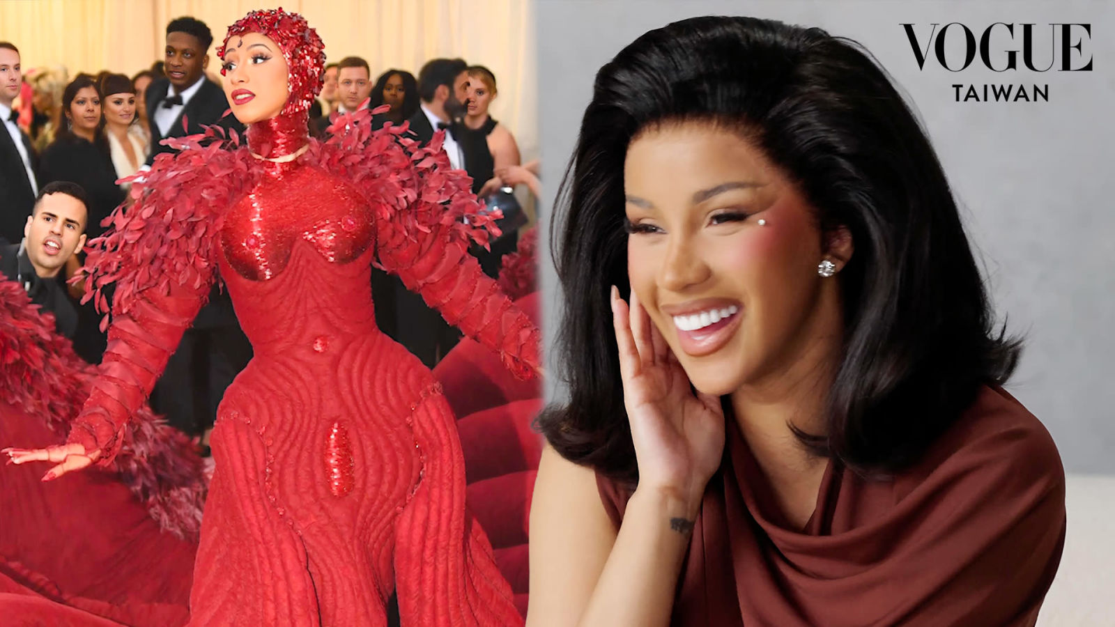 Cardi B回顧19套經典造型：我根本就是時尚指標！從葛萊美Mugler古董高訂、Met Gala超狂紅色禮服到街頭辣妹孕婦造型，發高燒走秀差點昏倒？｜明星經典穿搭｜VOGUE Taiwan