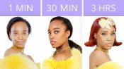 Getting Rihanna's Look in 1 Minute, 30 Minutes, and 3 Hours | Beauty Over Time