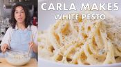 Carla Makes White Pesto Pasta