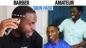 Professional Barber Teaches Amateurs How to do a Fade
