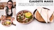 Claudette Makes Frijoles Charros and Flour Tortillas