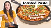 Every Step To Spicy Tomato Tuna Casserole (And Why)