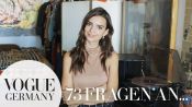 73 Fragen an Model & Schauspielerin Emily Ratajkowski