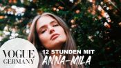 12 Stunden mit Topmodel Anna-Mila |Morgenroutine, Lieblingspodcasts, Facetime-Shooting|VOGUE Germany