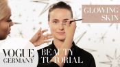 Glowing Skin Make-up – Highlights setzen how-to – glowy skin make-up | VOGUE Beauty Tutorial