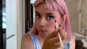 Дора: макияж глаз в розовых тонах и искусственные веснушки | Vogue Россия