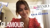 My Glamifesto For Life With Kaia Gerber