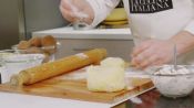 Gnocco-raviolo di patate Selenella Montanara, ricotta e culatello