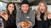 Nina Dobrev & Julianne Hough Taste Nuts With Brad