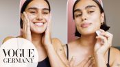 Model Jill Kortleves Anleitung für gebräunte und konturierte Haut | Beauty Secrets | VOGUE Germany