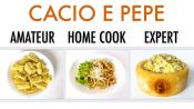 4 Levels of Cacio e Pepe: Amateur to Food Scientist