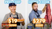 $279 vs $19 Sushi Rolls: Pro Chef & Home Cook Swap Ingredients