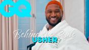 Usher se prépare pour le défilé Bianca Saunders, à Paris
