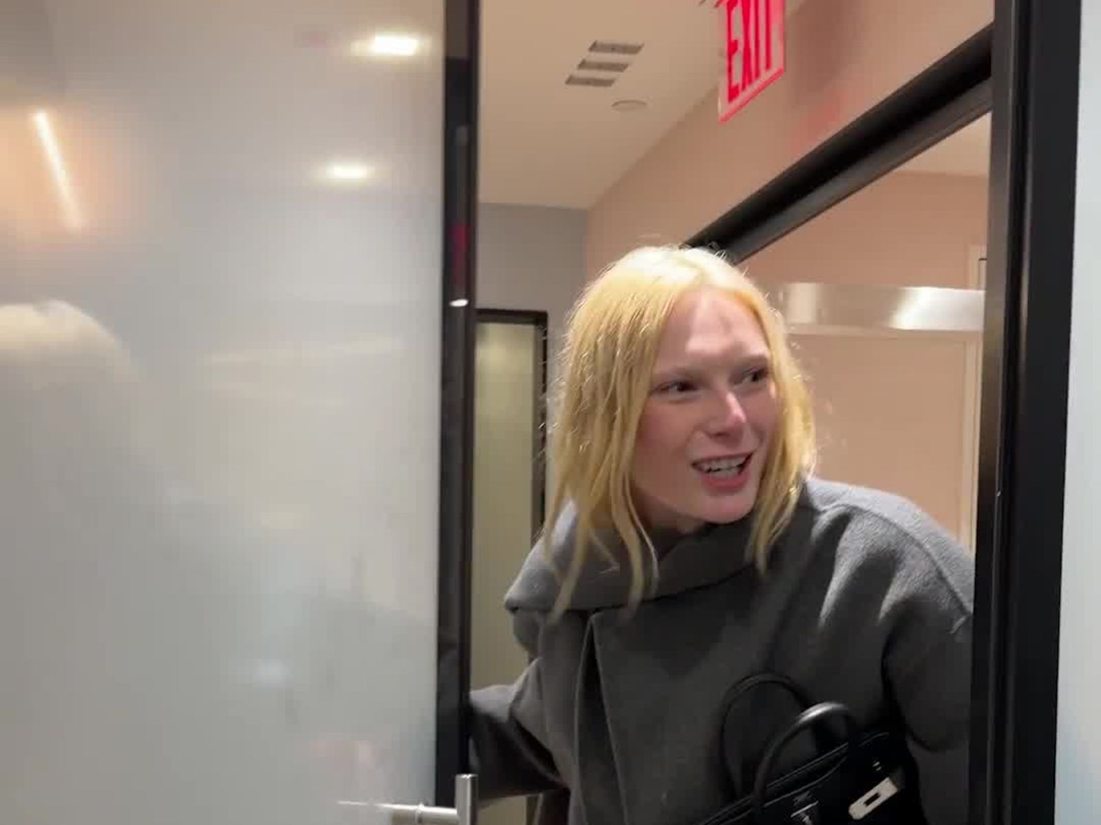 Alex Consani Visits The Vogue Fashion Closet