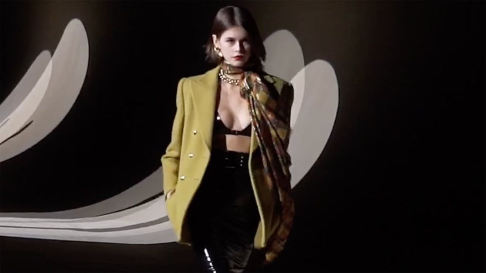 Saint Laurent осень-зима 2020