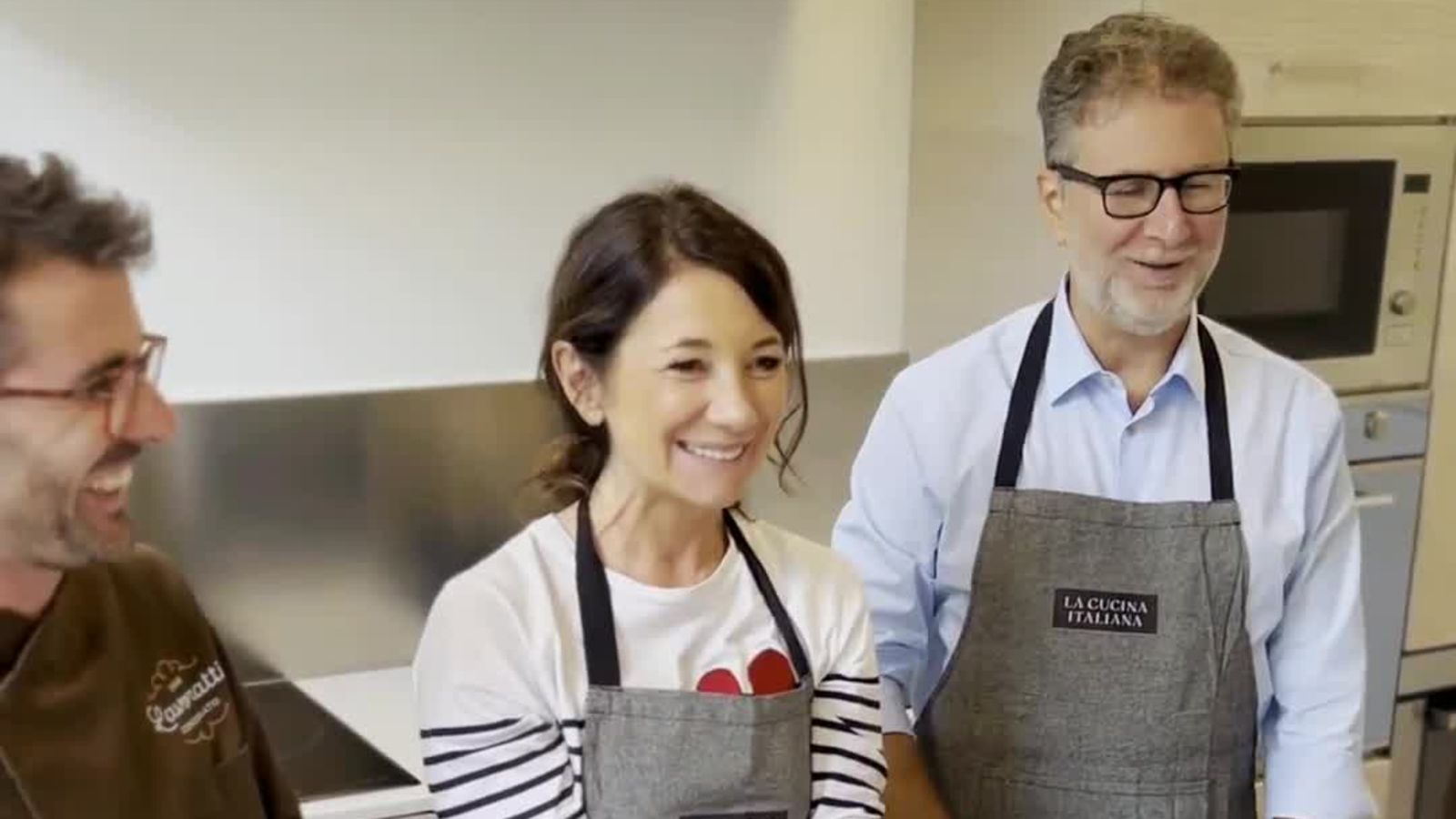 Fabio Fazio ospite "cioccolataio" nella nostra cucina di redazione