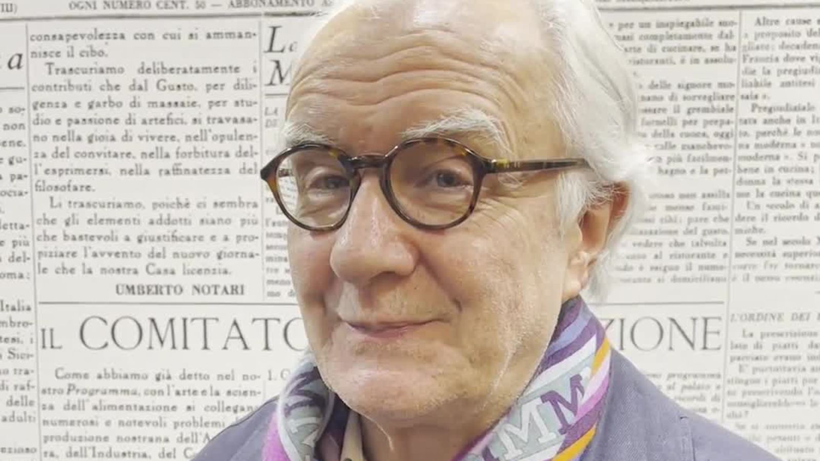 Chef Alain Ducasse e l'archivio de La Cucina Italiana