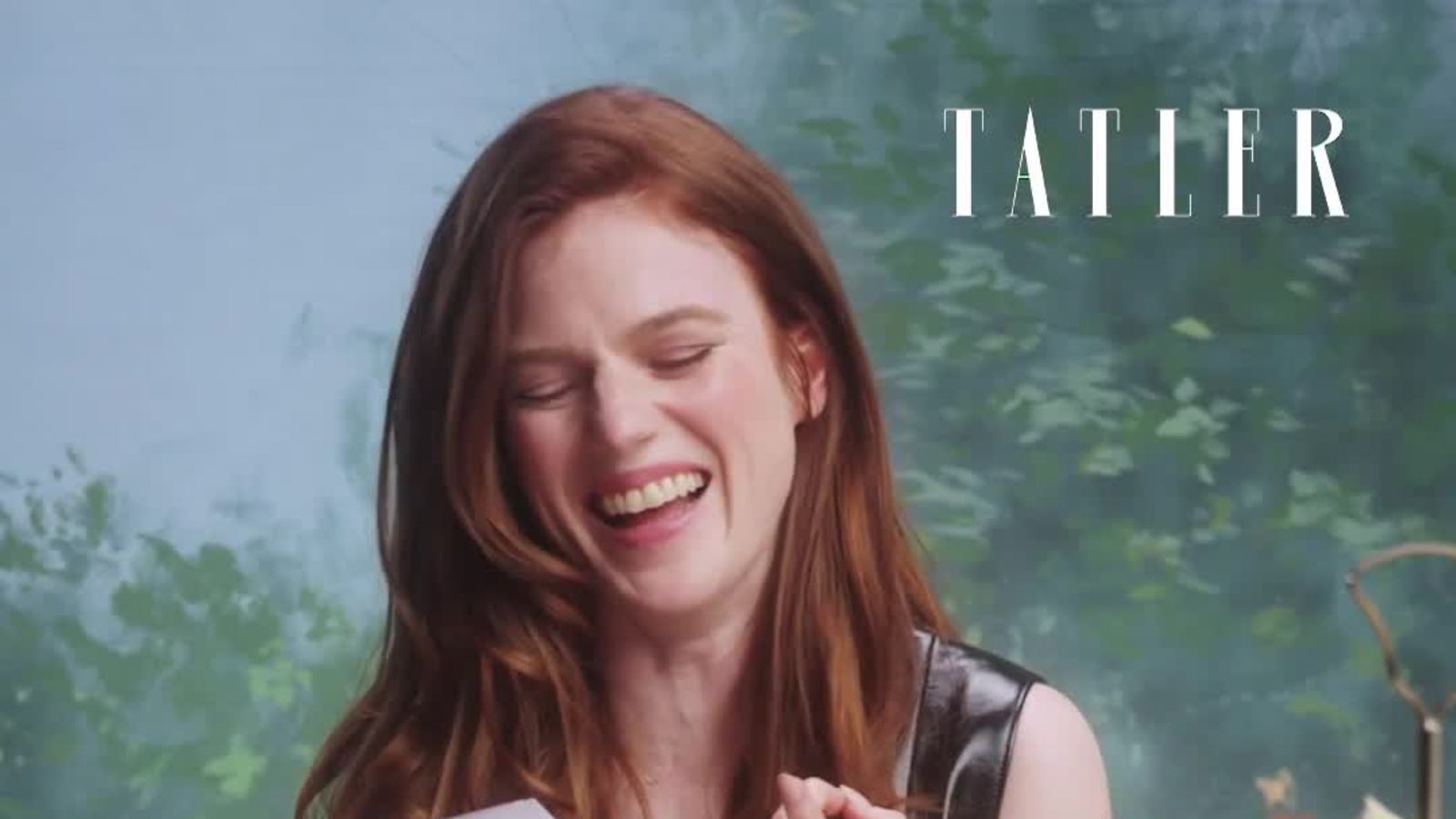 Rose Leslie Plays Tea with Tatler