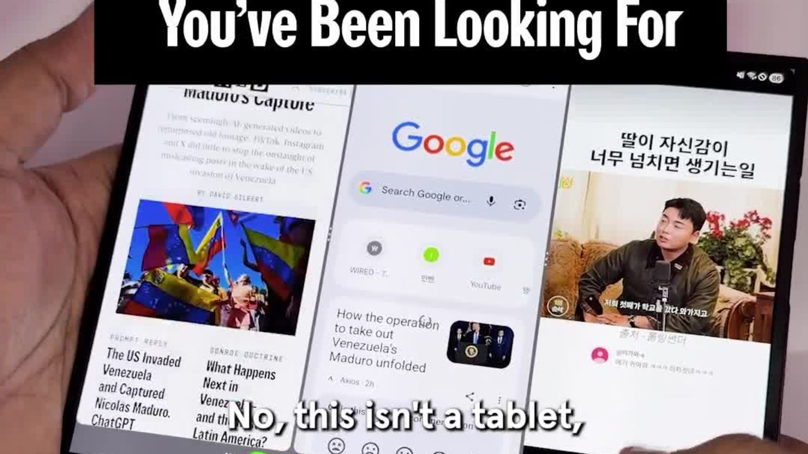 Samsung's Galaxy Z TriFold Is the ‘Phablet’ You're Looking For