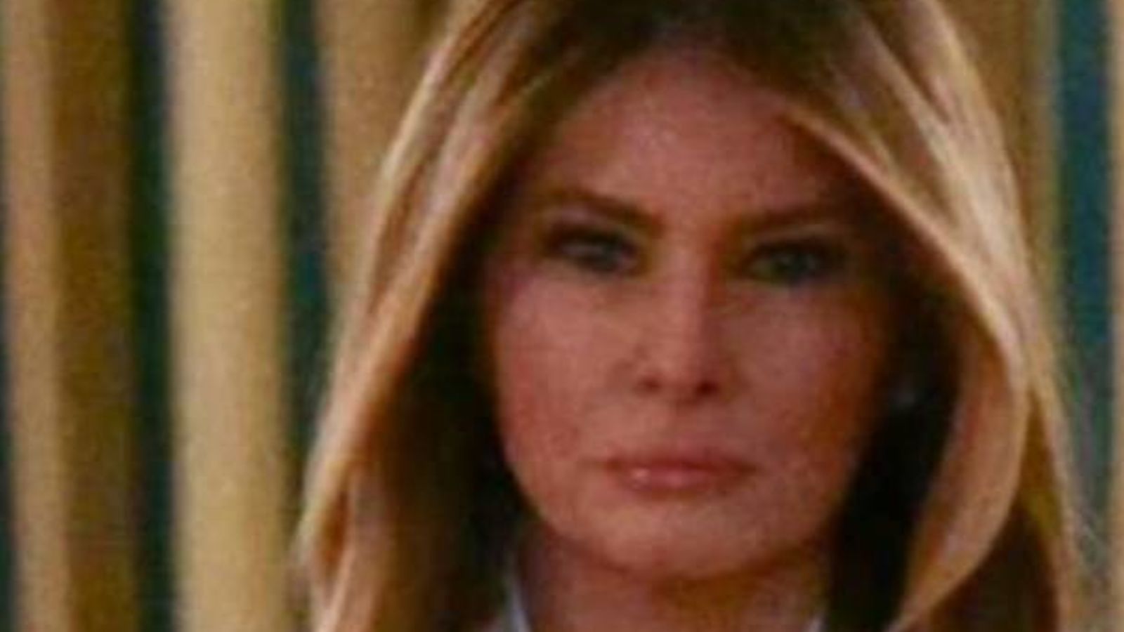 Melania Trump Arrives at White House Summit With Humanoid Guest