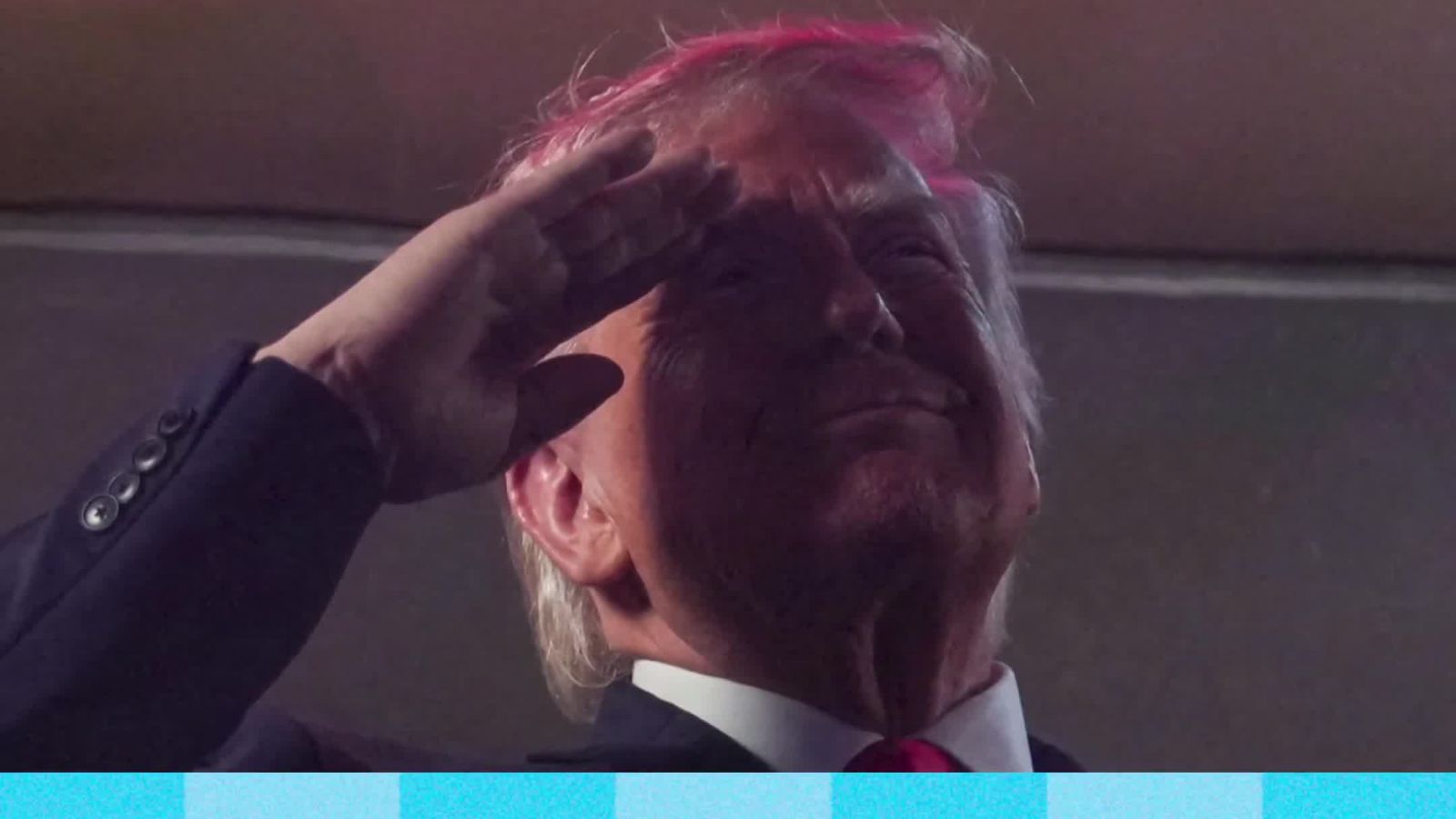 President Donald Trump Smiles As Madison Square Garden Crowd Boos Him At NBA Finals Game