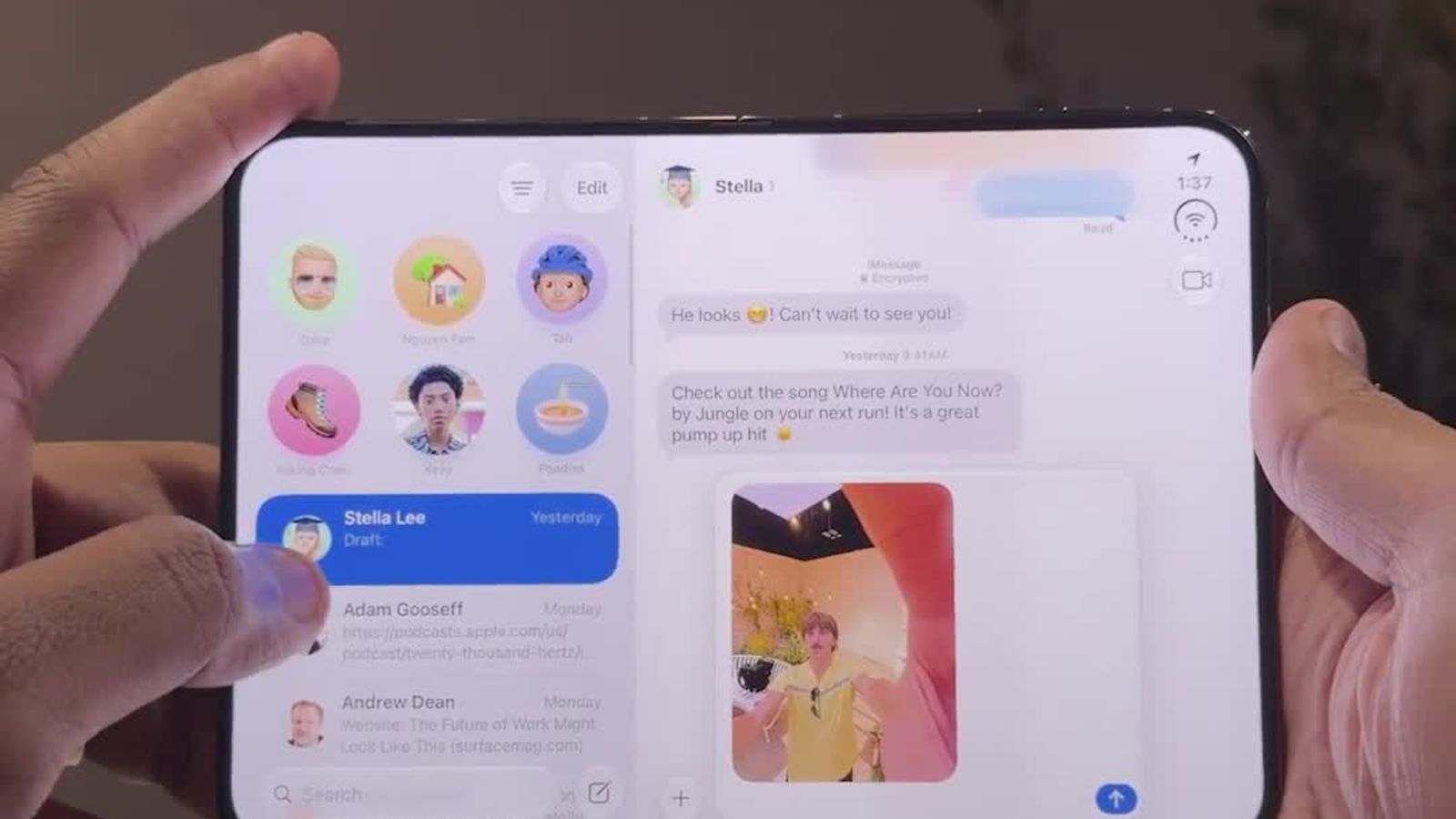 Hands-On With the iPhone Duo, Apple’s First Foldable iPhone