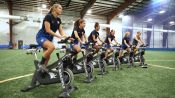 Professional Soccer Players Take a SoulCycle Class—and Try to Keep Up With the Instructors