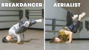 Aerialists Try to Keep Up with Breakdancers