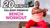 Full-Body Workout for Beginners w/ Bench Modifications (ft. Roz "The Diva" Mays) 