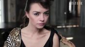 Дарья Чаруша и Вера Панфилова на съёмках для сентябрьского номера Tatler