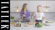 Nina Parker and Amelia Windsor cook a plant-based Thai curry for Veganuary