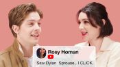 Dylan Sprouse and Hannah Marks Compete in a Compliment Battle