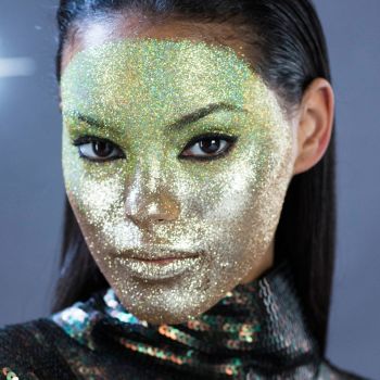 This EPIC Glitter Mask Is an Instant Halloween Costume 