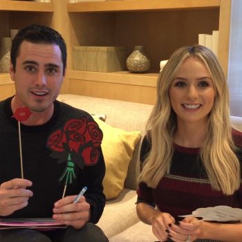 Ben and Lauren of The Bachelor Play the Pre-Newlywed Game