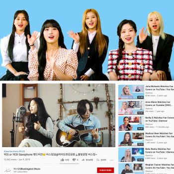 TWICE Watches Fan Covers on YouTube