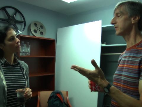 Backstage with Sarah Silverman and Andy Borowitz