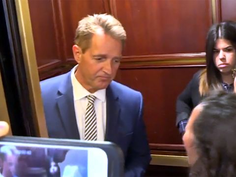 Sexual-Assault Survivors Confront Senator Jeff Flake