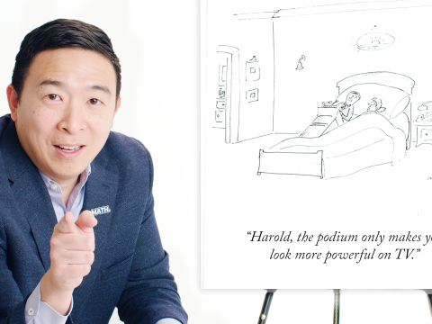 How to Write a New Yorker Cartoon Caption: Andrew Yang Edition 
