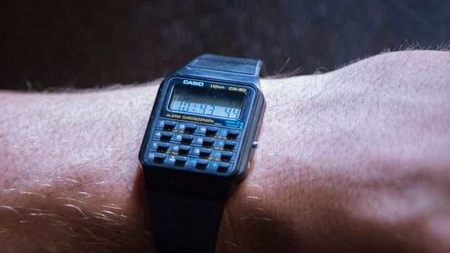 Skip the Apple Watch, Go for the Casio Timepiece Calculator