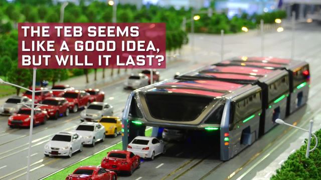 Everything You Need to Know About China's Traffic Straddling Bus