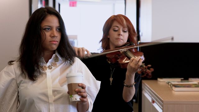 Lindsey Stirling Scores Your Work Day