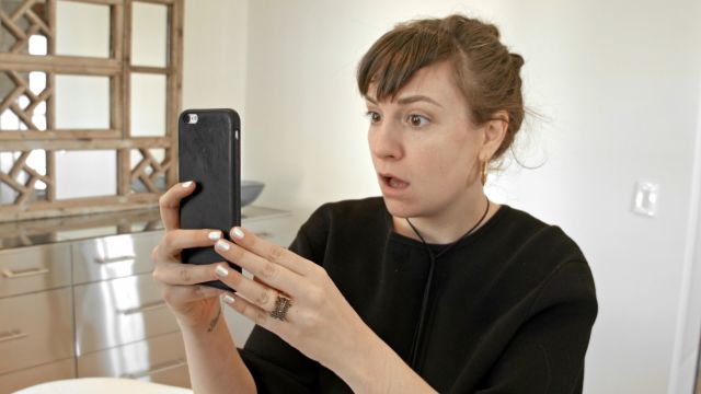 Watch Lena Dunham Test Drive the Brow Microblading Trend