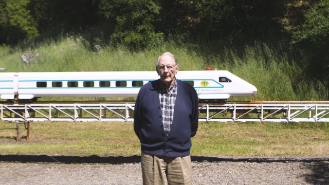 Meet the 89-Year Old Who Built a Train in His Backyard